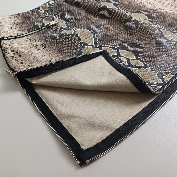 I.AM.GIA Faux Snakeskin Mini Skirt - Picture 7 of 16